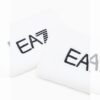 EA7 ปลอกรัดข้อมือเทนนิสแบบสั้น Tennis Wristband Small | White ( 7X000349AF18706M0003 ) - Image 3