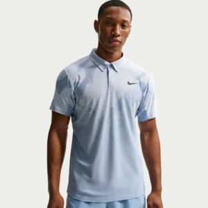 Nike เสื้อเทนนิสผู้ชาย Men's Court Slam Dri-FIT Tennis Polo | Work Blue/Hydrogen Blue/Black ( IB1028-486 )