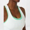 New Balance เสื้อเทนนิสผู้หญิง Women's Summer Tournament Novelty Tank | White ( WT61R1HR-WT ) - Image 3