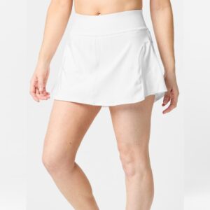 Adidas กระโปรงเทนนิสผู้หญิง Core Match Skirt | White ( JE7102 )