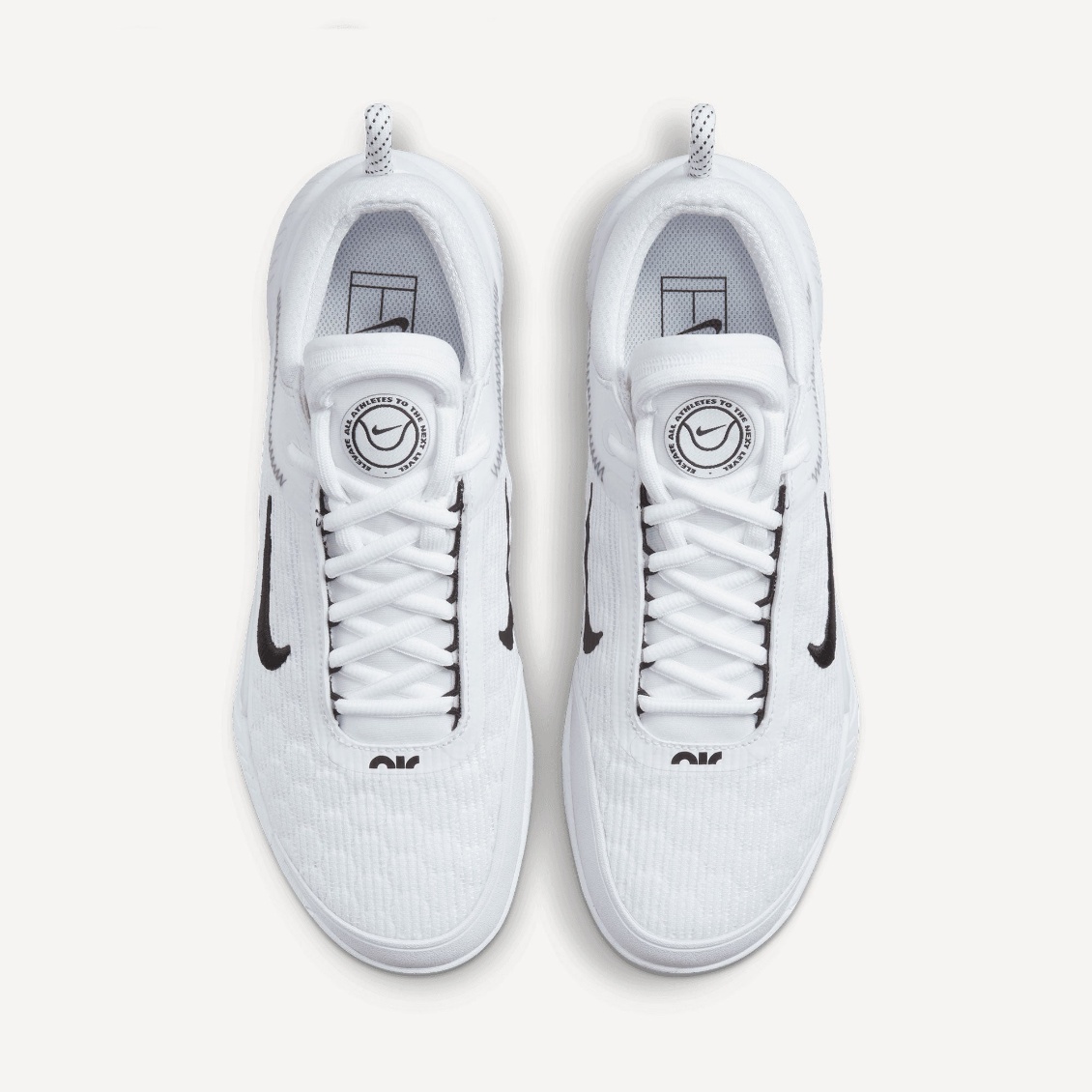 Nike รองเท้าเทนนิสผู้ชาย Zoom Court NXT HC | White ( DH0219-100 ) - Image 6