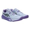 Asics รองเท้าเทนนิสผู้หญิง Gel-Resolution X Night Energy | Blue Fade/Gunmetal ( 1042A303-400 ) - Image 2
