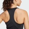 Adidas เสื้อเทนนิสผู้หญิง Tennis Mid-Length Y-Tank Top | Black ( IW8808 ) - Image 3