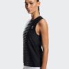 On เสื้อเทนนิสผู้หญิง Women's Court Tank Edge | Black/White ( 1WG11780299 ) - Image 4