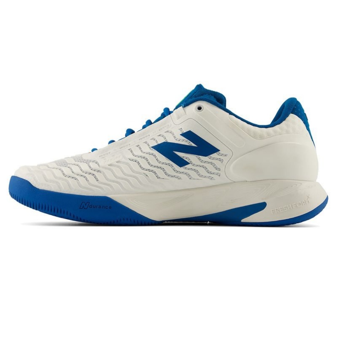 New Balance รองเท้าเทนนิสผู้ชาย Fresh Foam X CT-Rally v2 (D) | White / Blue ( MRAL5RF ) - Image 5
