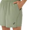 Asics กางเกงเทนนิสผู้ชาย Men’s Court 7In Short | Khaki Green ( 2041A344-301 ) - Image 5