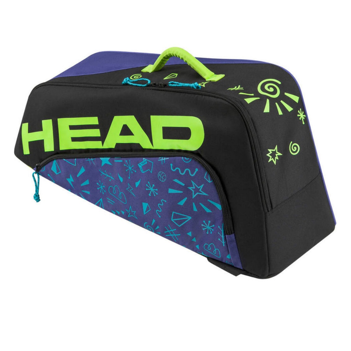 Head กระเป๋าเทนนิสเด็ก Kid's Junior Tour Racket Bag Monster Tennis Bag | Black ( 260754 )