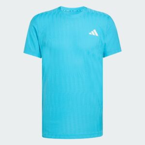 Adidas เสื้อเทนนิสผู้ชาย Climacool Airchill Freelift T-Shirt | Signal Cyan ( KC8613 )