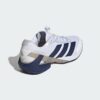 Adidas รองเท้าเทนนิสผู้ชาย Adizero Ubersonic 5 Clay Tennis Shoes | Cloud White / Dark Blue / Silver Metallic ( JR1738 ) - Image 6