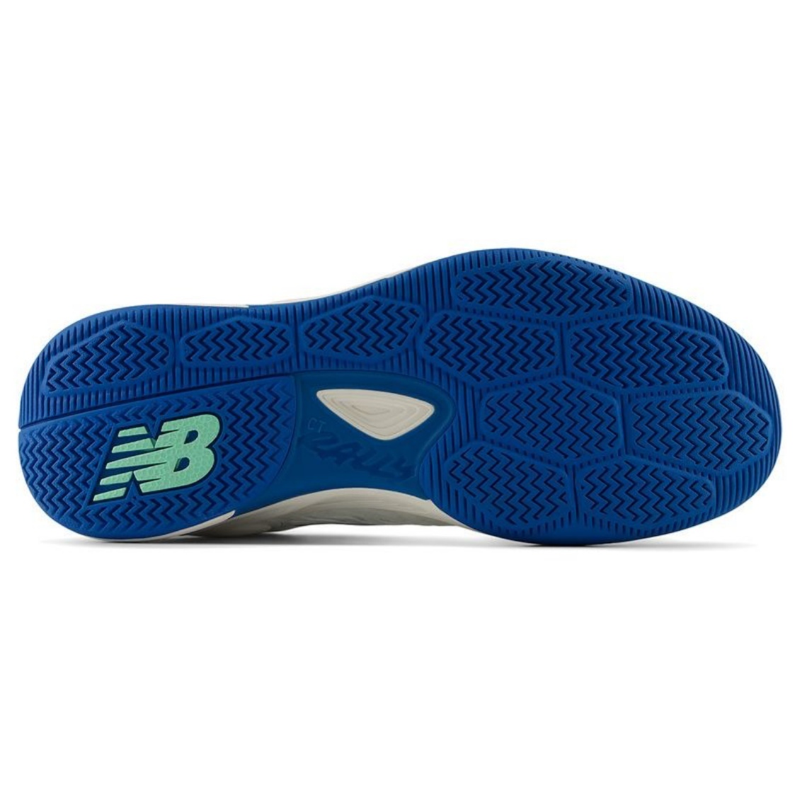New Balance รองเท้าเทนนิสผู้ชาย Fresh Foam X CT-Rally v2 (D) | White / Blue ( MRAL5RF ) - Image 6