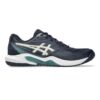 Asics รองเท้าเทนนิสผู้ชาย Gel-Dedicate 9 Wide (2E) | Midnight/Oatmeal ( 1041A544-400 )