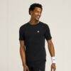 Wilson เสื้อเทนนิสผู้ชาย Serve Out Tee Top | Black ( WM00426511BKA ) - Image 4