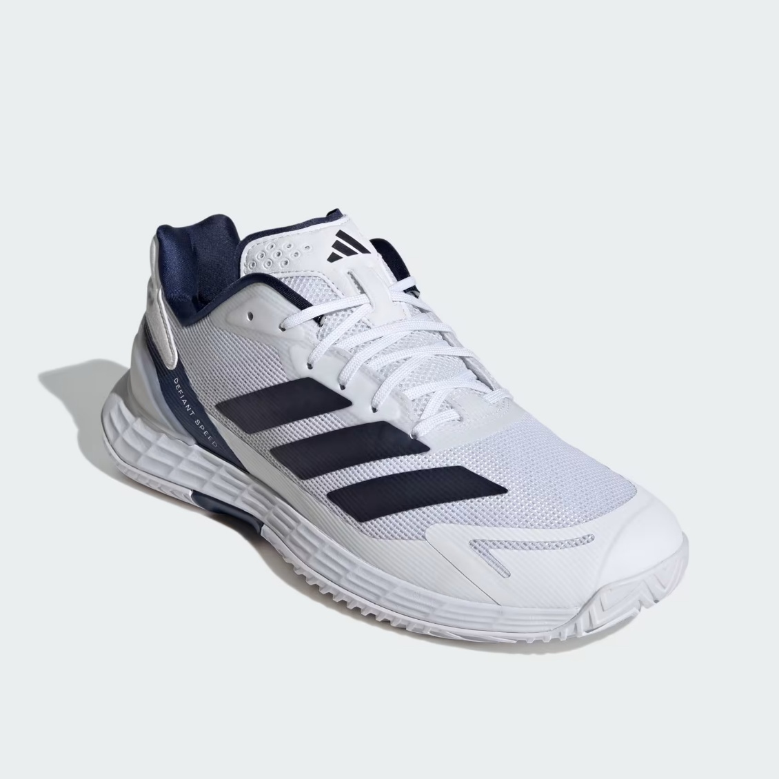 Adidas รองเท้าเทนนิสผู้ชาย Defiant Speed 2 | Cloud White / Dark Blue / Core Black ( JR1746 ) - Image 6
