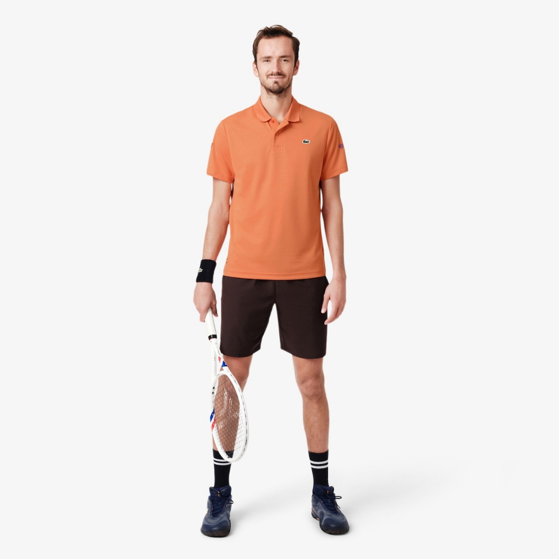 Lacoste กางเกงเทนนิสผู้ชาย Men's Core Short | Black ( GH6961-258 ) - Image 2