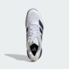Adidas รองเท้าเทนนิสผู้ชาย Adizero Ubersonic 5 Clay Tennis Shoes | Cloud White / Dark Blue / Silver Metallic ( JR1738 ) - Image 3