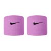 Nike ปลอกรัดข้อมือเทนนิสแบบสั้น Swoosh Premier Dri-FIT Wristbands 2-Pack Wrist Band | Light Magenta/White ( N0002467-526 )