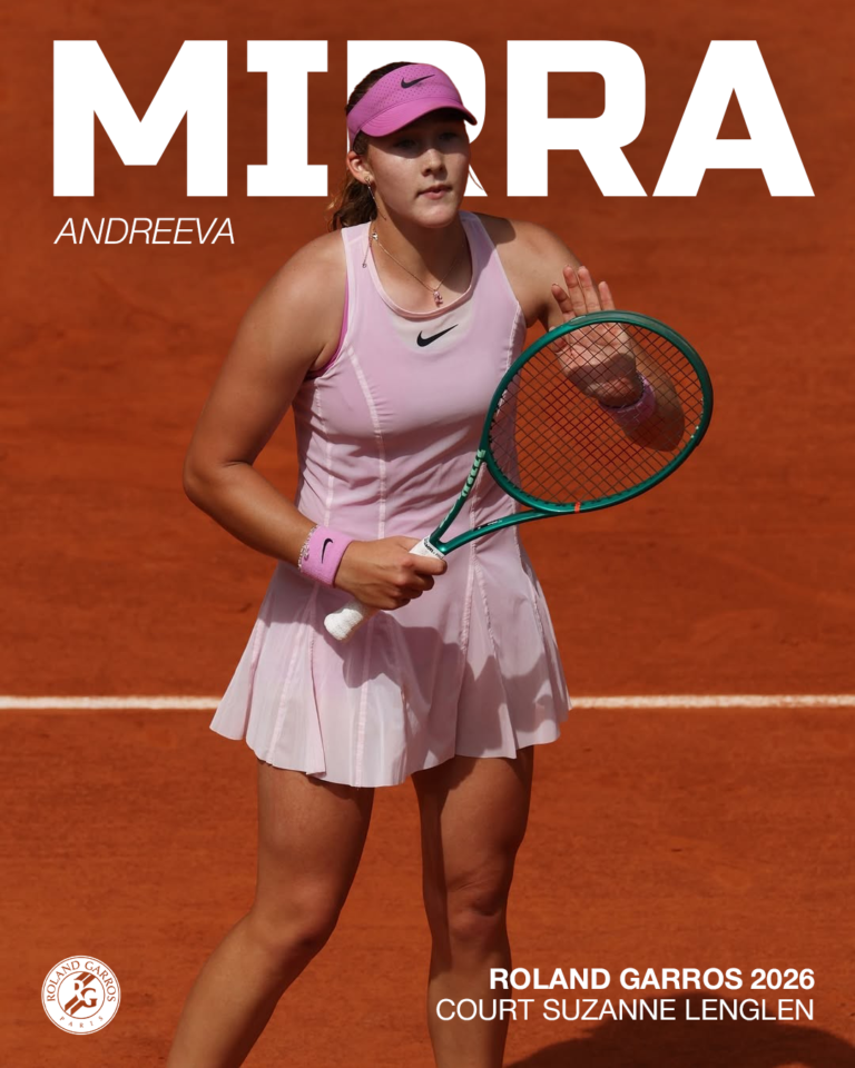 Mirra Andreeva In Roland Garros 2026