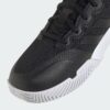 Adidas รองเท้าเทนนิสผู้หญิง Gamecourt 2.0 | Core Black / Core Black / Silver Metallic ( ID1494 ) - Image 9