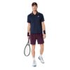 Asics เสื้อเทนนิสผู้ชาย Men's Game Polo SS Top | Midnight ( 2041A381-400 ) - Image 2
