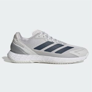 Adidas รองเท้าเทนนิสผู้ชาย Defiant Speed 2 | Dash Grey / Aurora Ink / Tech Grey Metallic ( KK4395 )