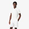 Lacoste กางเกงเทนนิสผู้ชาย Men's Tennis x Novak Djokovic Tennis Shorts | White ( GH7413-51 ) - Image 2