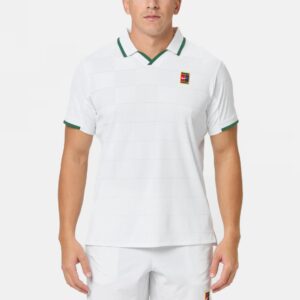 Nike เสื้อเทนนิสผู้ชาย Men's Court Slam Dri-FIT Tennis Polo | White ( IB1024-100 )