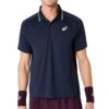 Asics เสื้อเทนนิสผู้ชาย Men's Game Polo SS Top | Midnight ( 2041A381-400 )