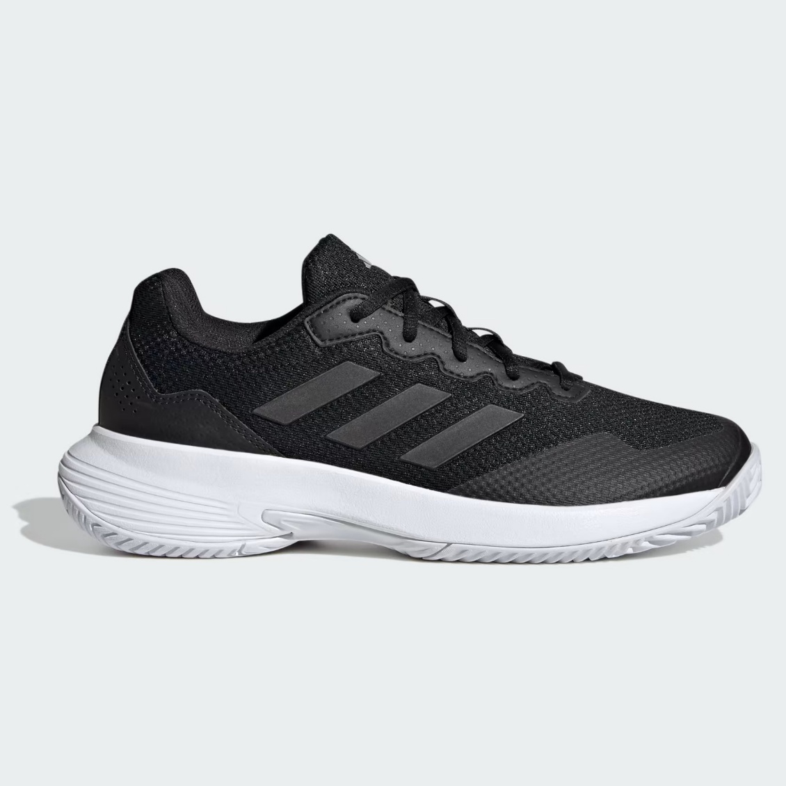 Adidas รองเท้าเทนนิสผู้หญิง Gamecourt 2.0 | Core Black / Core Black / Silver Metallic ( ID1494 )