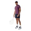 Asics เสื้อเทนนิสผู้ชาย Men’s Match Jacquard SS Top | Dark Aubergine ( 2041A419-500 ) - Image 8