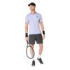 Asics กางเกงเทนนิสผู้ชาย Men’s Match Laser Cut 7In Short | Graphite Grey Night Energy ( 2041A421-020 ) - Image 12