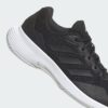Adidas รองเท้าเทนนิสผู้หญิง Gamecourt 2.0 | Core Black / Core Black / Silver Metallic ( ID1494 ) - Image 8