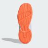 Adidas รองเท้าเทนนิสเด็ก Courtflash Kids | Lucid Orange / Cyber Metallic / Cloud White ( JR4450 ) - Image 6