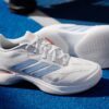 Adidas รองเท้าเทนนิสผู้หญิง Avacourt 3 | Core Black / Halo Blue / Beam Orange ( JP8858 ) - Image 2