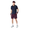 Asics เสื้อเทนนิสผู้ชาย Men's Game Polo SS Top | Midnight ( 2041A381-400 ) - Image 8