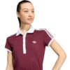 Adidas เสื้อโปโลเทนนิสผู้หญิง Tennis Classics Polo Shirt | Maroon ( KY8891 ) - Image 4