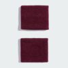 Adidas ปลอกรัดข้อมือเทนนิสแบบสั้น Tennis Wristband Small | Maroon / Iron Metallic ( KV7690 ) - Image 3