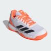 Adidas รองเท้าเทนนิสเด็ก Courtflash Kids | Lucid Orange / Cyber Metallic / Cloud White ( JR4450 ) - Image 2