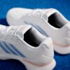 Adidas รองเท้าเทนนิสผู้หญิง Avacourt 3 | Core Black / Halo Blue / Beam Orange ( JP8858 ) - Image 9