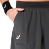 Asics กางเกงเทนนิสผู้ชาย Men’s Match Laser Cut 7In Short | Graphite Grey Night Energy ( 2041A421-020 ) - Image 7