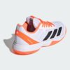 Adidas รองเท้าเทนนิสเด็ก Courtflash Kids | Lucid Orange / Cyber Metallic / Cloud White ( JR4450 ) - Image 3