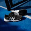 Adidas รองเท้าเทนนิสผู้ชาย Men's Gamecourt 2.0 Tennis Shoes | Core Black / Cloud White / Silver Metallic ( KI0780 ) - Image 5