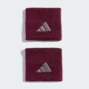 Adidas ปลอกรัดข้อมือเทนนิสแบบสั้น Tennis Wristband Small | Maroon / Iron Metallic ( KV7690 )