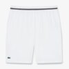 Lacoste กางเกงเทนนิสผู้ชาย Men's Tennis x Novak Djokovic Tennis Shorts | White ( GH7413-51 )