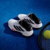 Adidas รองเท้าเทนนิสเด็ก Barricade Kids | Cloud White / Core Black / Lucid Red ( JQ9127 ) - Image 3