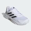 Adidas รองเท้าเทนนิสผู้ชาย CourtJam Control 3 | Cloud White / Core Black / Grey Two ( IF7888 ) - Image 2