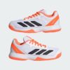 Adidas รองเท้าเทนนิสเด็ก Courtflash Kids | Lucid Orange / Cyber Metallic / Cloud White ( JR4450 ) - Image 5