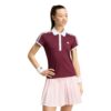 Adidas เสื้อโปโลเทนนิสผู้หญิง Tennis Classics Polo Shirt | Maroon ( KY8891 ) - Image 2