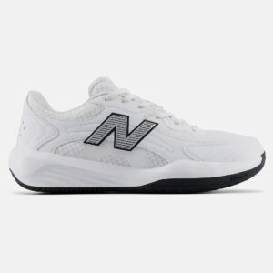 New Balance รองเท้าเทนนิสผู้หญิง 696v7 Tennis shoes | White with black ( WH69637Z )