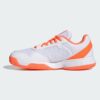 Adidas รองเท้าเทนนิสเด็ก Courtflash Kids | Lucid Orange / Cyber Metallic / Cloud White ( JR4450 ) - Image 4