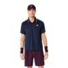 Asics เสื้อเทนนิสผู้ชาย Men's Game Polo SS Top | Midnight ( 2041A381-400 ) - Image 3
